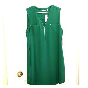 New Green XL NY&Co. shift dress w/ pockets